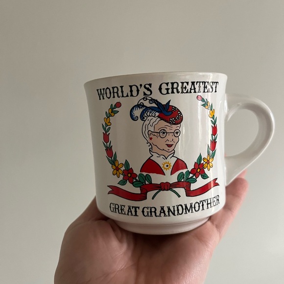 Vintage Worlds Greatest Great Grandmother mug - Picture 2 of 5